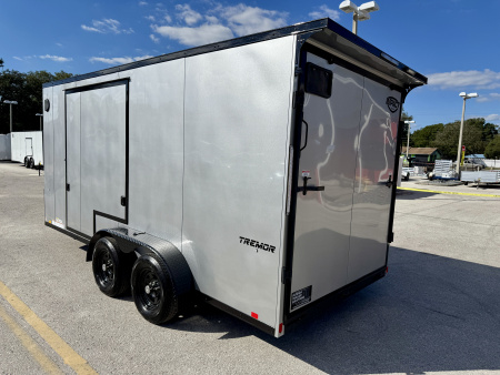 New 2026 Formula Trailers 7x16 UTV Rear Ramp Door 7K Black Out Package Cargo / Enclosed Trailer