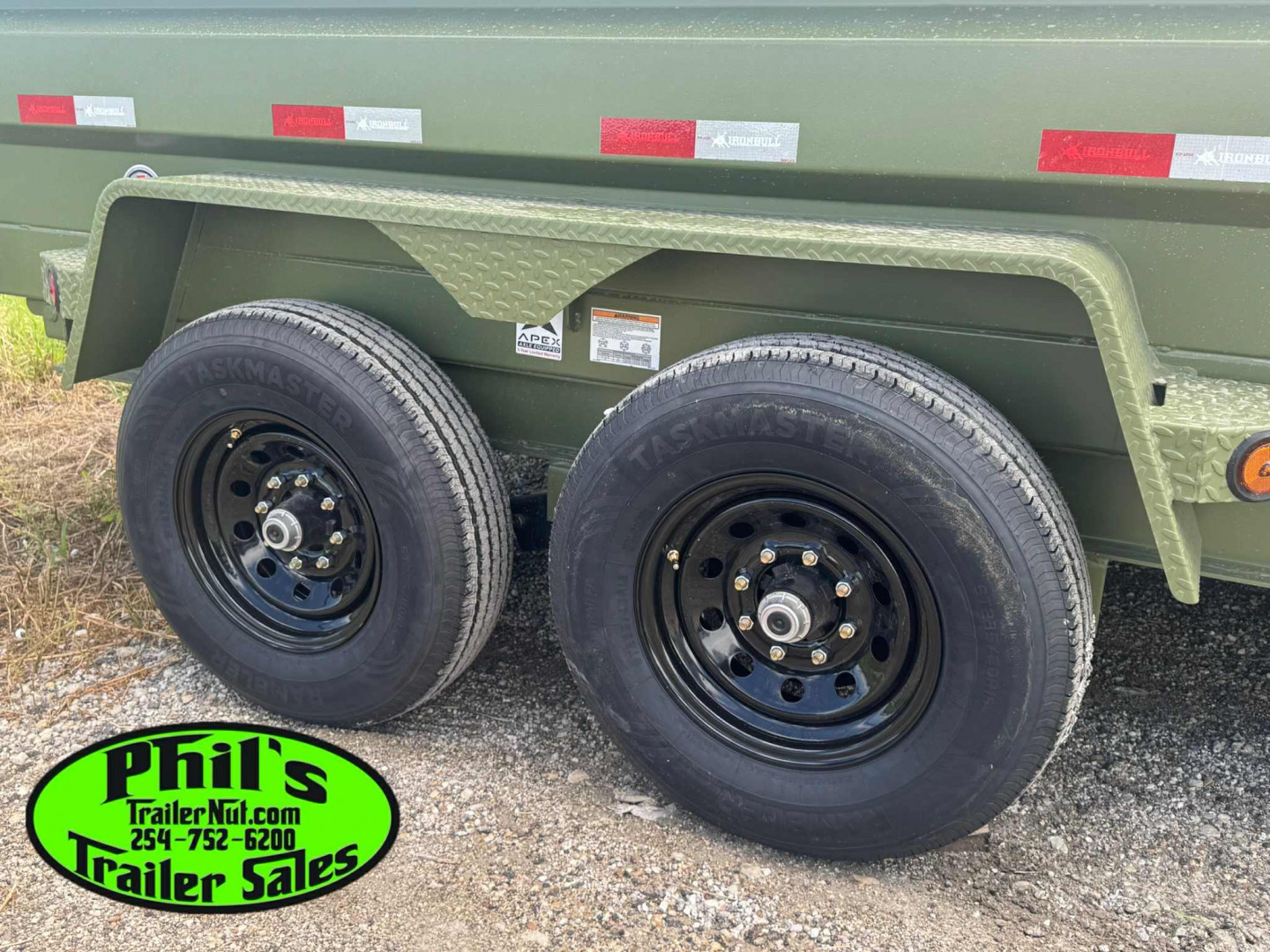 New Iron Bull NEW 83X14 DUMP TRAILER OPEN UTILITY W/TARP AND RAMP Dump Trailer