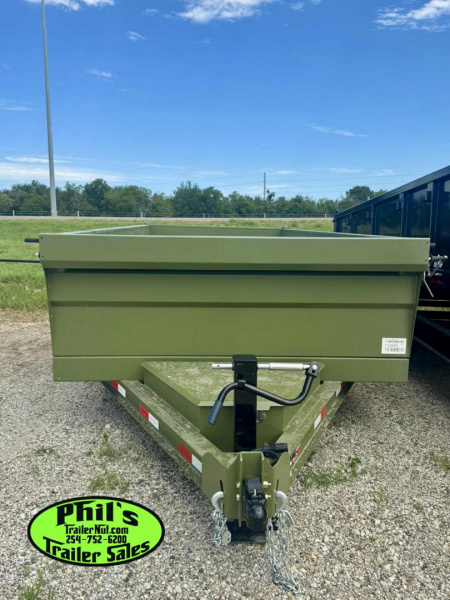 New Iron Bull NEW 83X14 DUMP TRAILER OPEN UTILITY W/TARP AND RAMP Dump Trailer