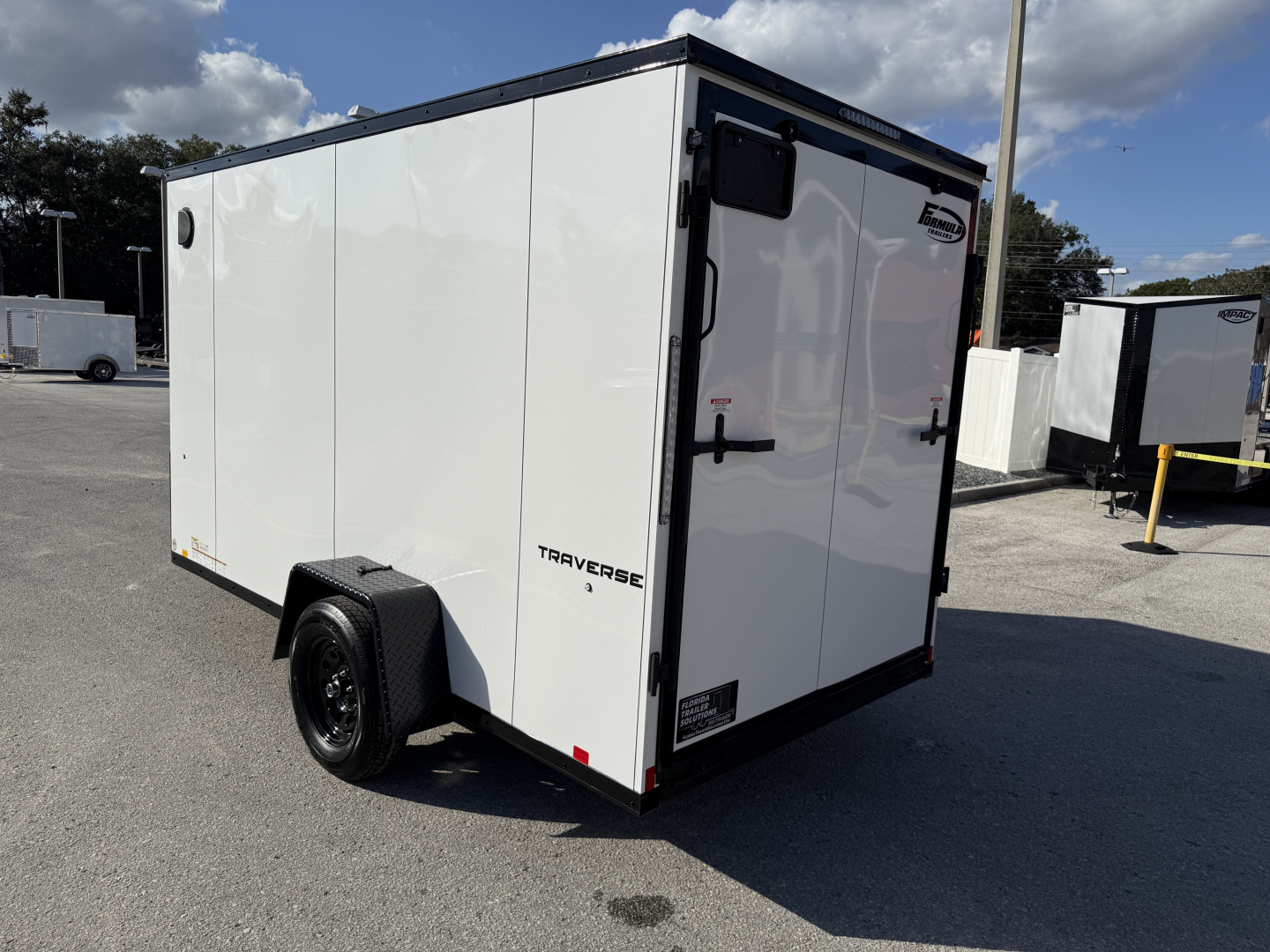 New 2026 Formula Trailers 6x12 3K Rear Ramp Door Black Out Package Cargo / Enclosed Trailer