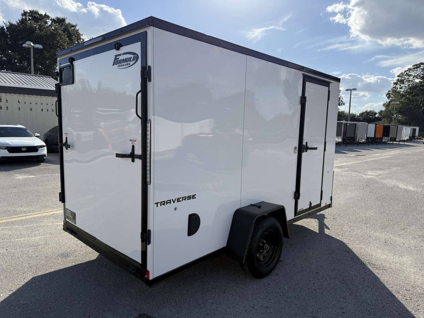 New 2026 Formula Trailers 6x12 3K Rear Ramp Door Black Out Package Cargo / Enclosed Trailer