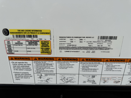 New 2026 Formula Trailers 6x12 3K Rear Ramp Door Black Out Package Cargo / Enclosed Trailer