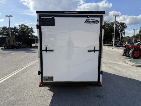 New 2026 Formula Trailers 6x12 3K Rear Ramp Door Black Out Package Cargo / Enclosed Trailer