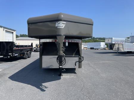 New 2027 Valley Trailers 6'8"X16'X6'6" Gooseneck Steel Stock Trailer