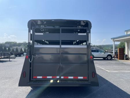 New 2027 Valley Trailers 6'8"X16'X6'6" Gooseneck Steel Stock Trailer
