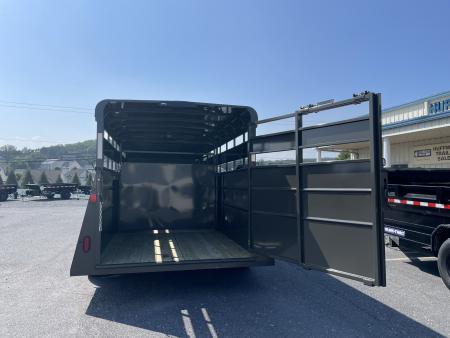 New 2027 Valley Trailers 6'8"X16'X6'6" Gooseneck Steel Stock Trailer