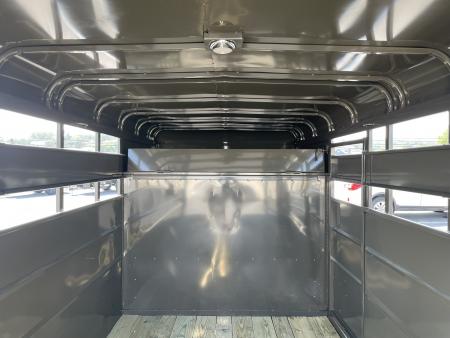 New 2027 Valley Trailers 6'8"X16'X6'6" Gooseneck Steel Stock Trailer