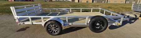 New 2026 H&H Trailers  82x14 Aluminum Rail Side Utility Trailer
