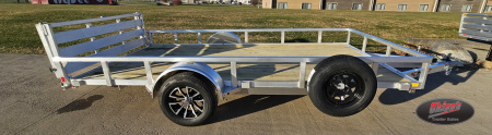New 2026 H&H Trailers  82x14 Aluminum Rail Side Utility Trailer