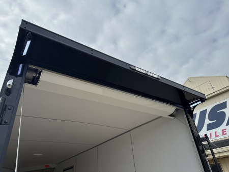 New 2026 Lightning Trailers 7X23 Aluminum 3-Place w/7ft Height Radar Pkg & Black Out Pkg Snowmobile Trailer