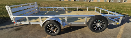 New 2026 H&H Trailers  82x14 Aluminum Rail Side Utility Trailer