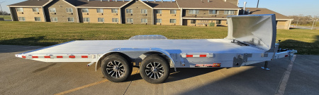 New 2026 H&H Trailers  82x20 Aluminum Electric Tilt Speed Loader Car Hauler