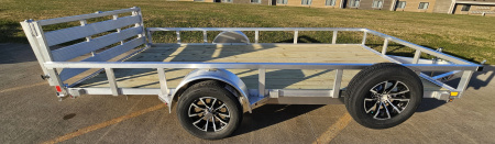 New 2025 H&H Trailers  82x14 Aluminum Rail Side Utility Trailer