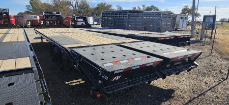 New 2026 PJ Trailers 102" x 30' Low-Pro Flatdeck with Duals (LD) Flatbed Trailer
