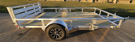 New 2026 H&H Trailers  82x12 Aluminum Rail Side Utility Trailer