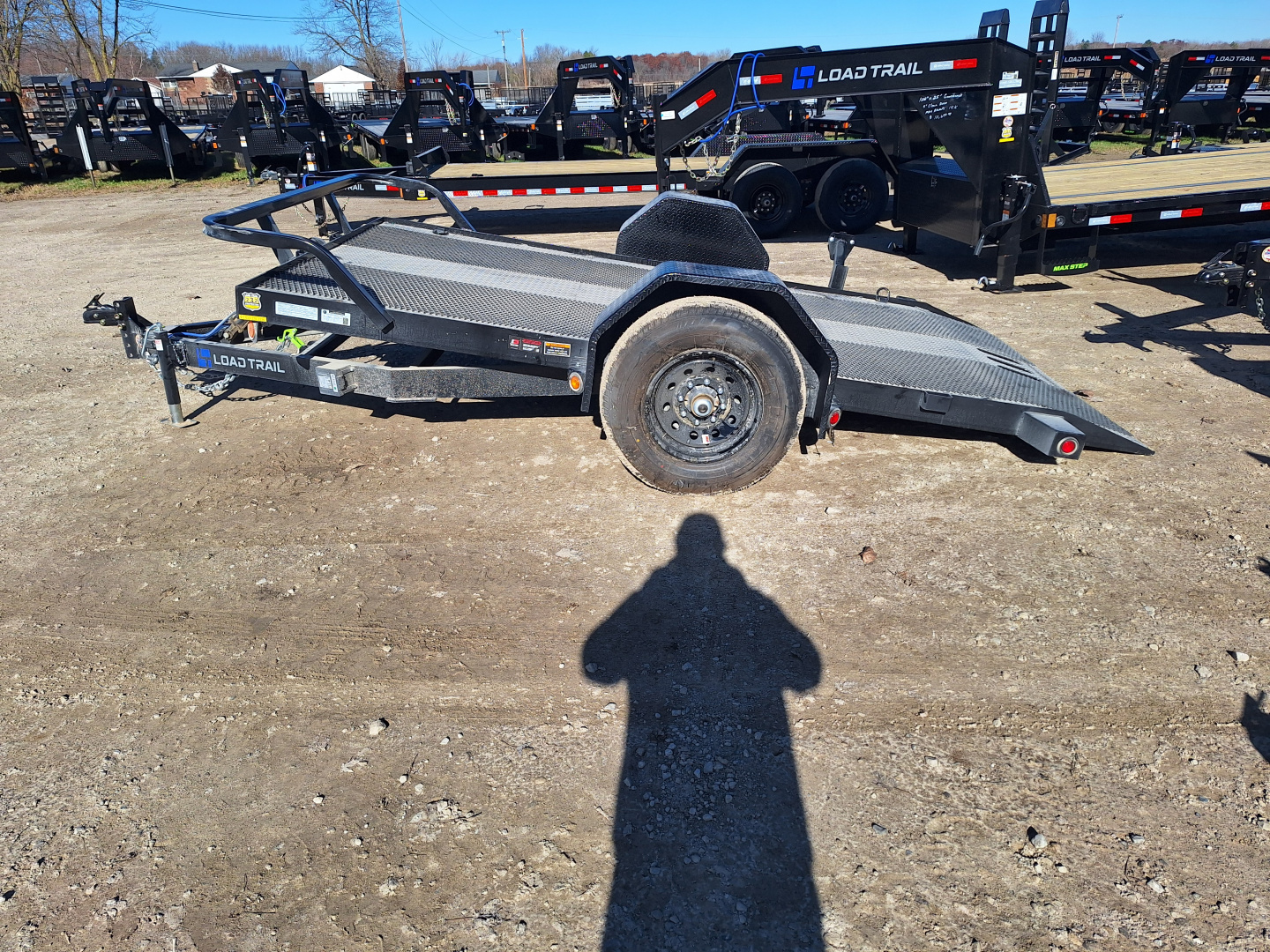 New 2026 Load Trail 77x12 Scissor Hauler Tilt Trailer