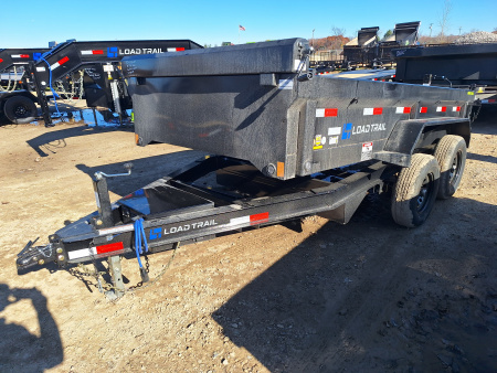 New 2026 Load Trail 72x12 Dump Trailer Tarp and Ramps