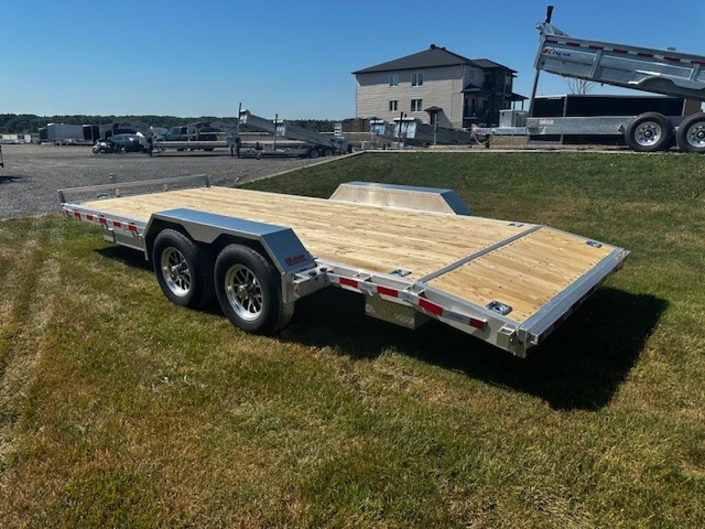 New 2026 Enbeck 18' All Aluminum Car Hauler/Equipment Hauler Equipment Trailer