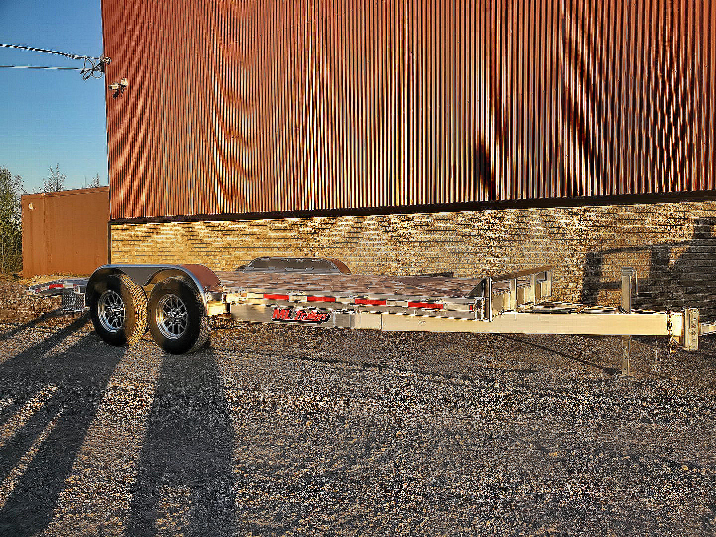 New 2026 Enbeck 18' All Aluminum Car Hauler/Equipment Hauler Car / Racing Trailer