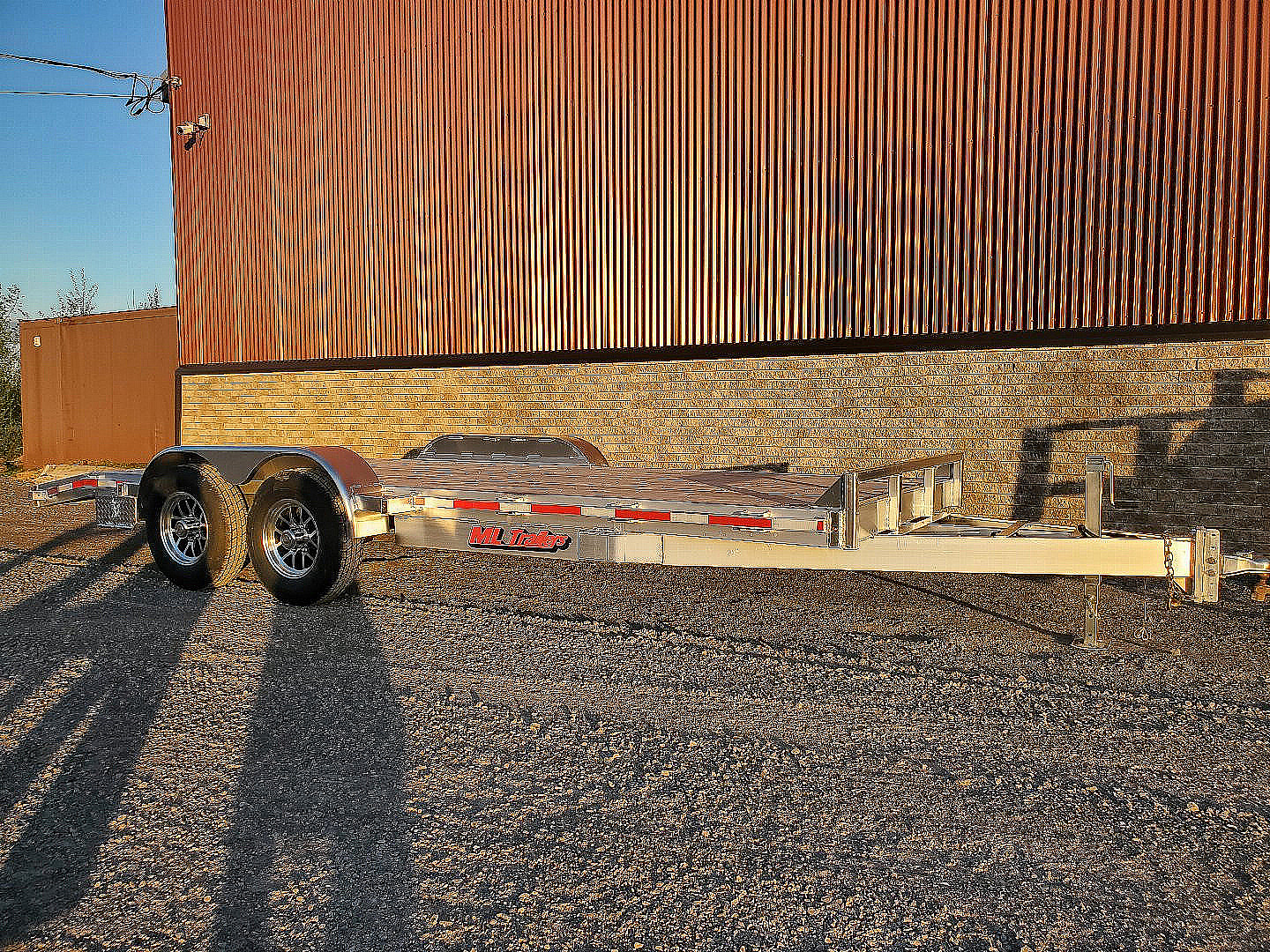 New 2026 Enbeck 18' All Aluminum Car Hauler/Equipment Hauler Car / Racing Trailer