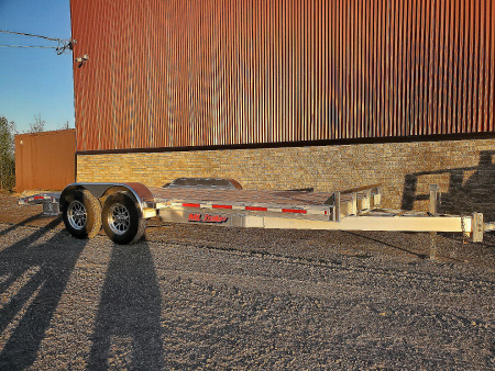 New 2026 Enbeck 18' All Aluminum Car Hauler/Equipment Hauler Car / Racing Trailer