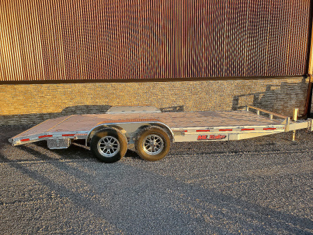New 2026 Enbeck 18' All Aluminum Car Hauler/Equipment Hauler Car / Racing Trailer