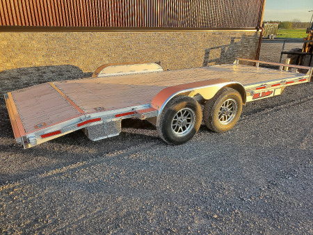 New 2026 Enbeck 18' All Aluminum Car Hauler/Equipment Hauler Car / Racing Trailer
