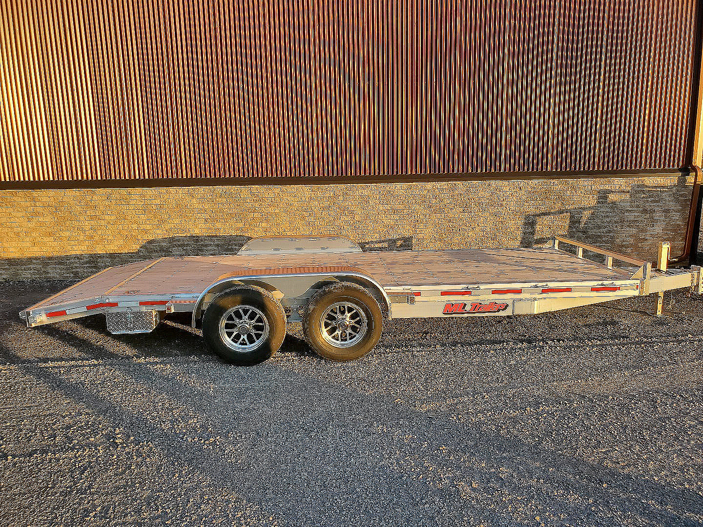 New 2026 Enbeck 18' All Aluminum Car Hauler/Equipment Hauler Car / Racing Trailer