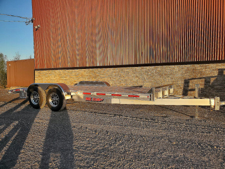 New 2026 Enbeck 18' All Aluminum Car Hauler/Equipment Hauler Car / Racing Trailer