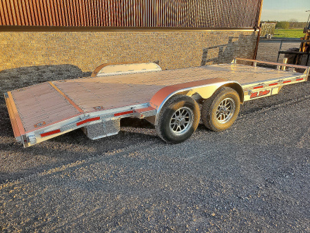 New 2026 Enbeck 18' All Aluminum Car Hauler/Equipment Hauler Car / Racing Trailer