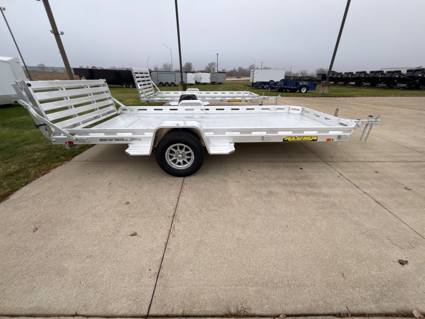 New 2026 Aluma 7814S-BT Utility Trailer