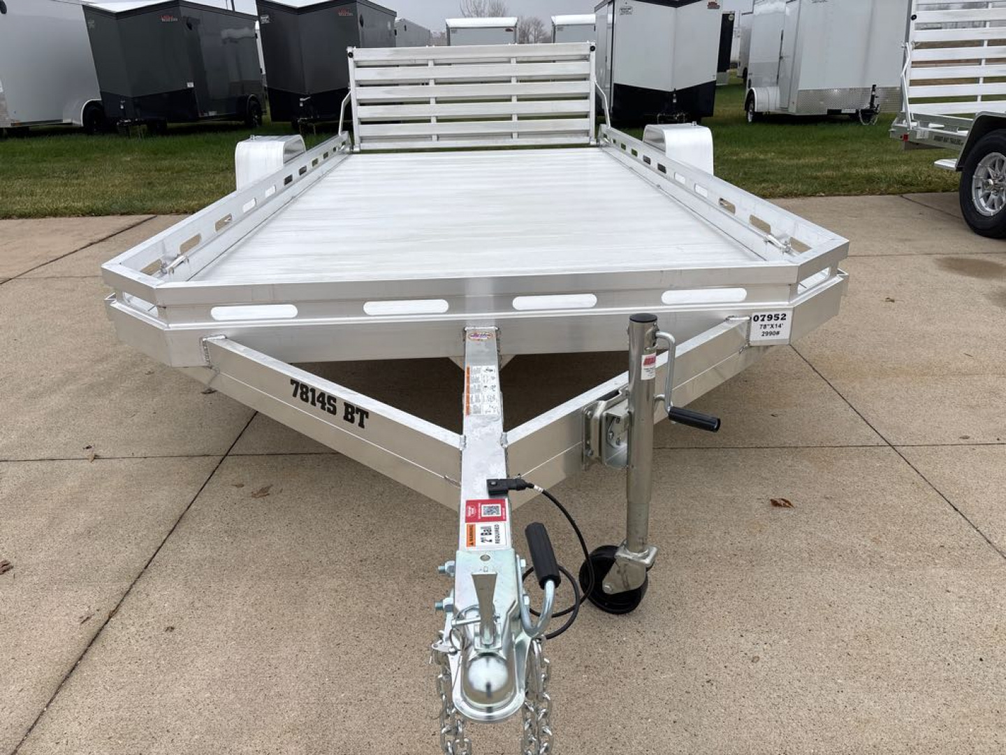 New 2026 Aluma 7814S-BT Utility Trailer