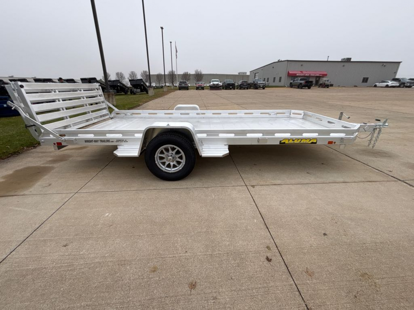 New 2026 Aluma 7814S-BT Utility Trailer