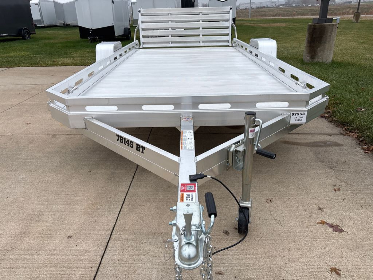 New 2026 Aluma 7814S-BT Utility Trailer
