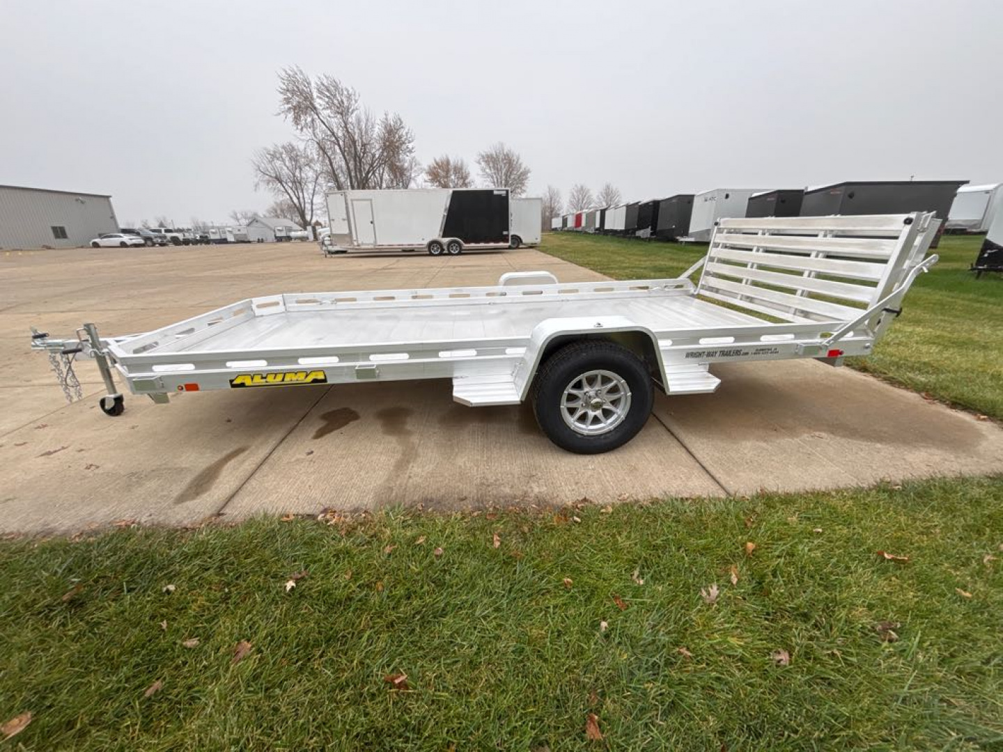 New 2026 Aluma 7814S-BT Utility Trailer
