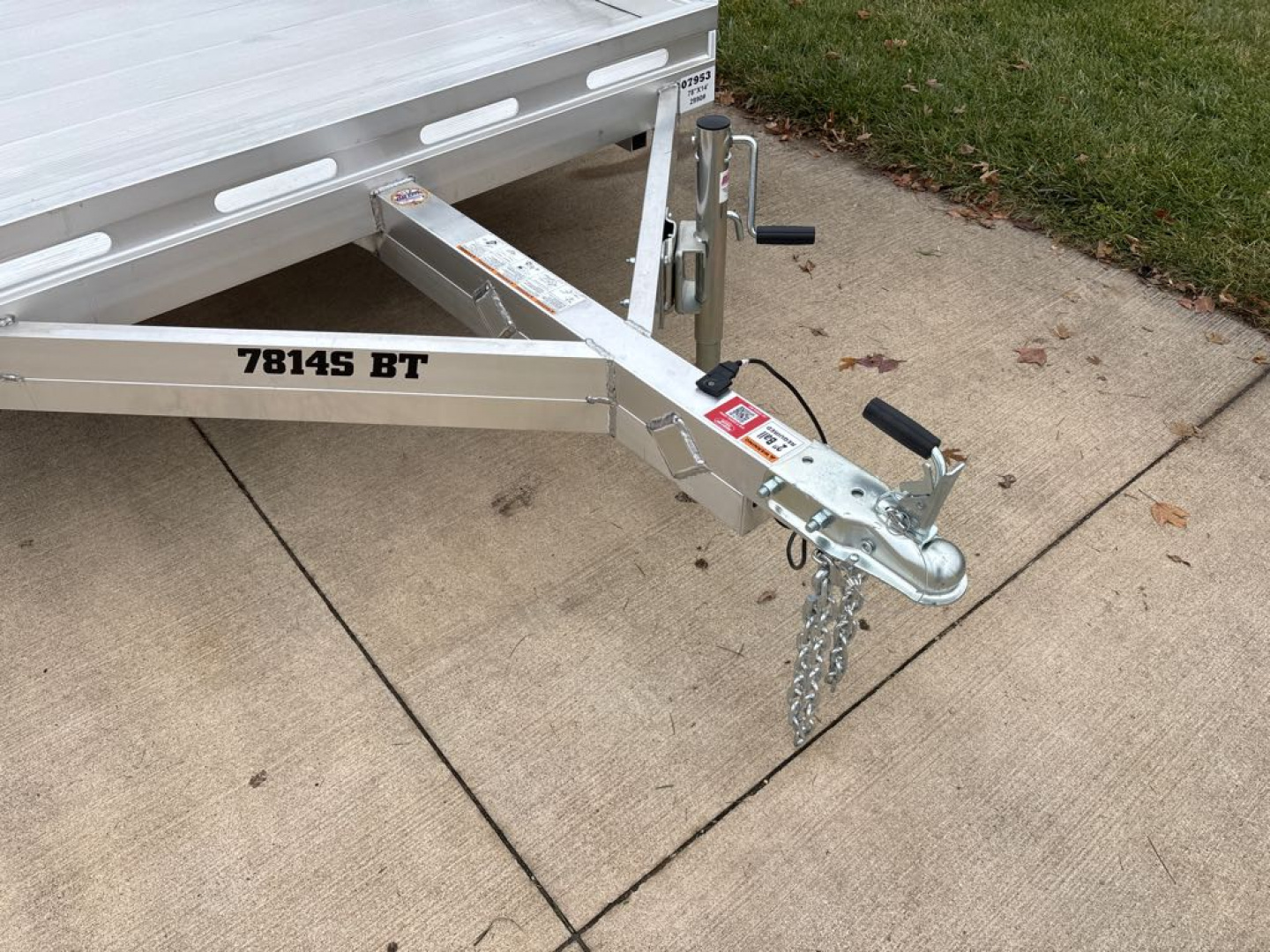 New 2026 Aluma 7814S-BT Utility Trailer