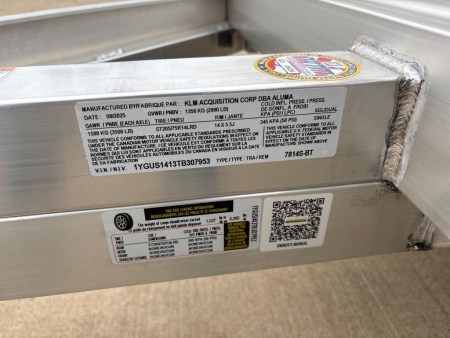 New 2026 Aluma 7814S-BT Utility Trailer