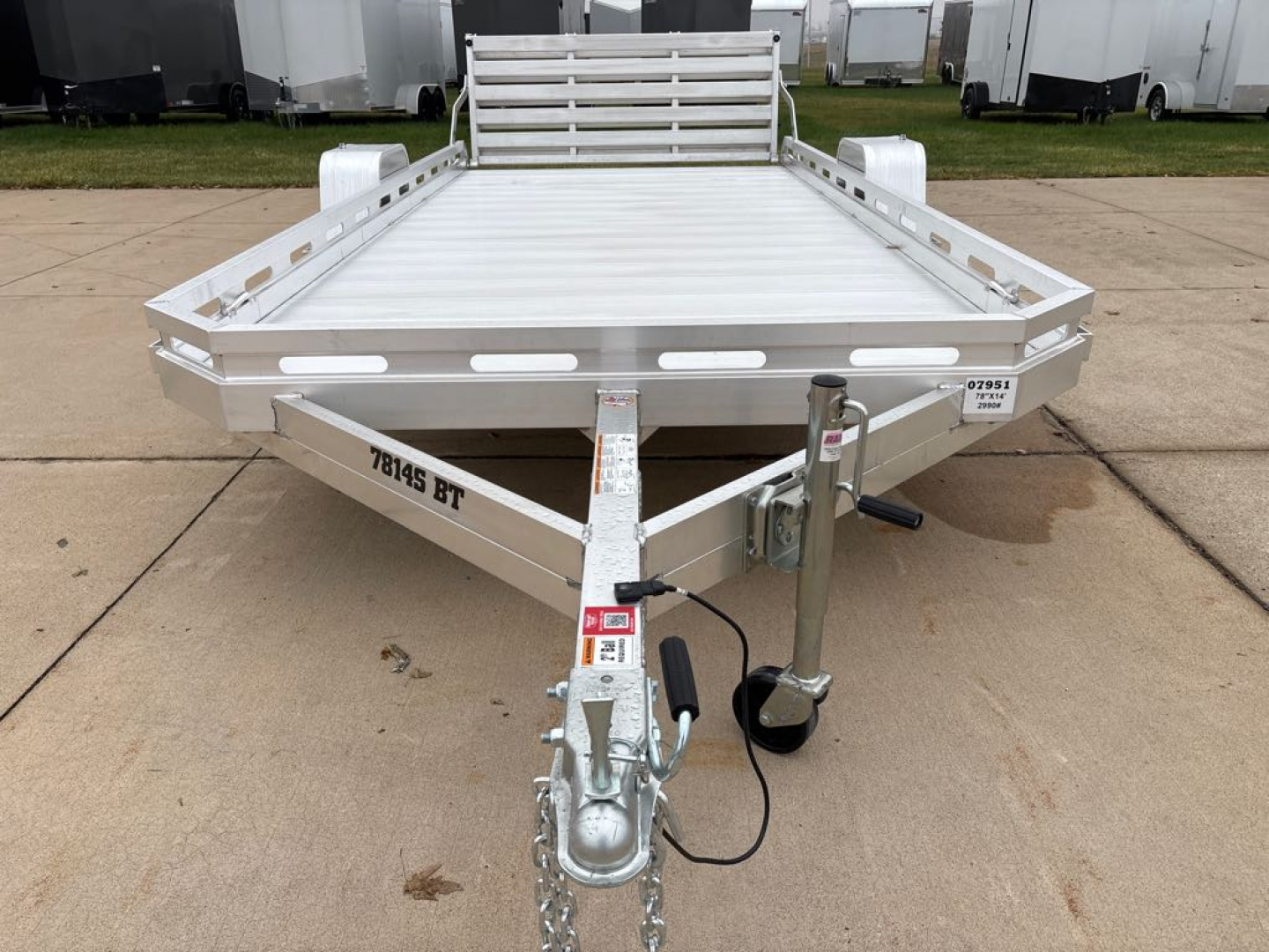 New 2026 Aluma 7814S-BT Utility Trailer
