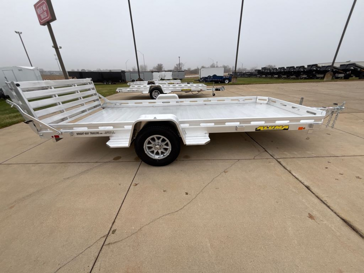 New 2026 Aluma 7814S-BT Utility Trailer