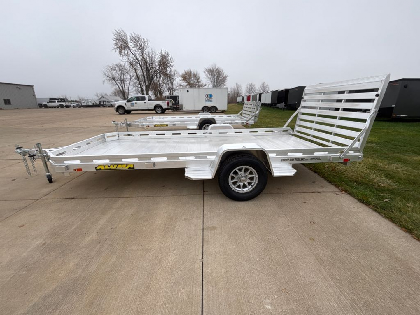 New 2026 Aluma 7814S-TG Utility Trailer