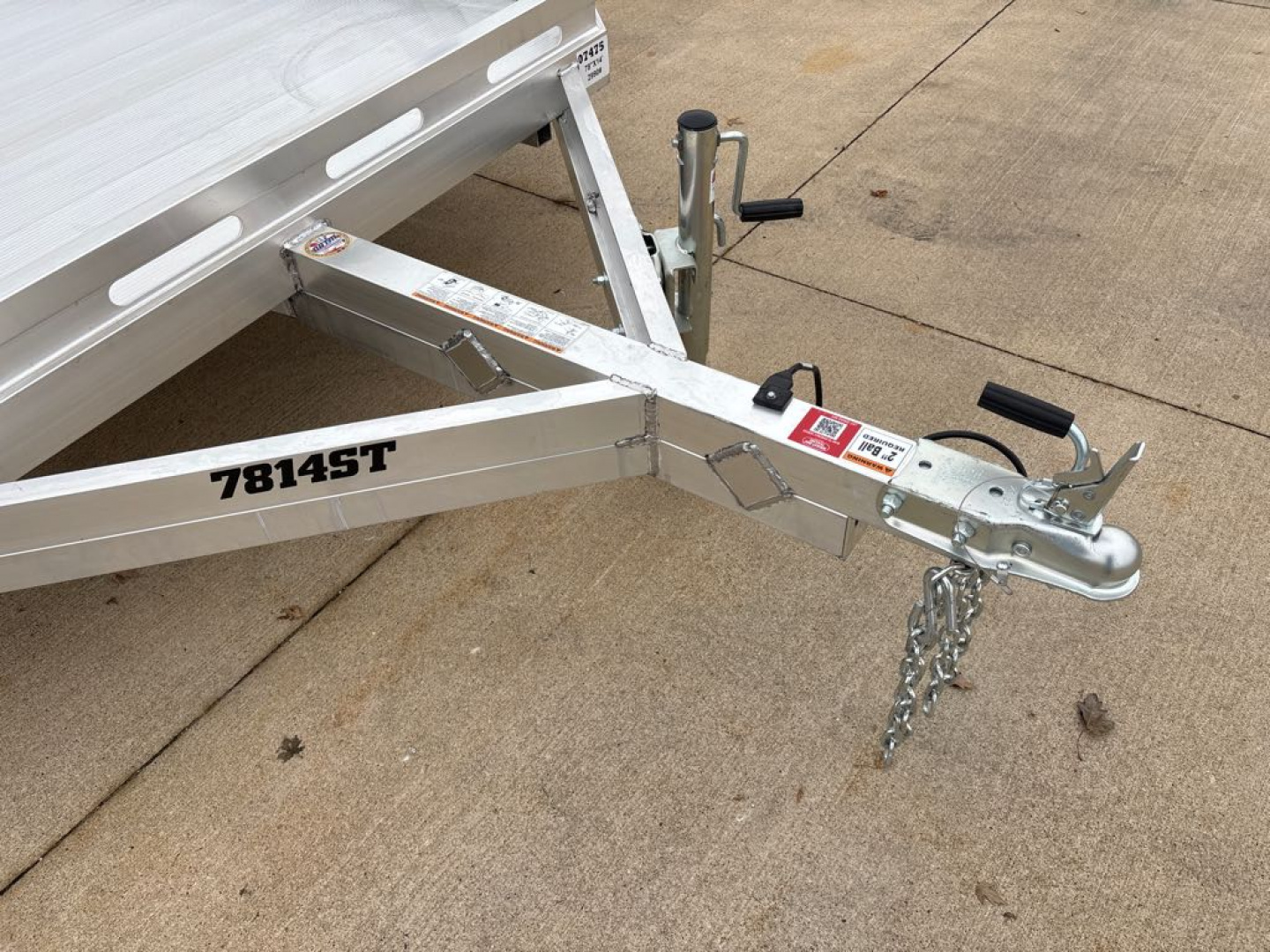 New 2026 Aluma 7814S-TG Utility Trailer