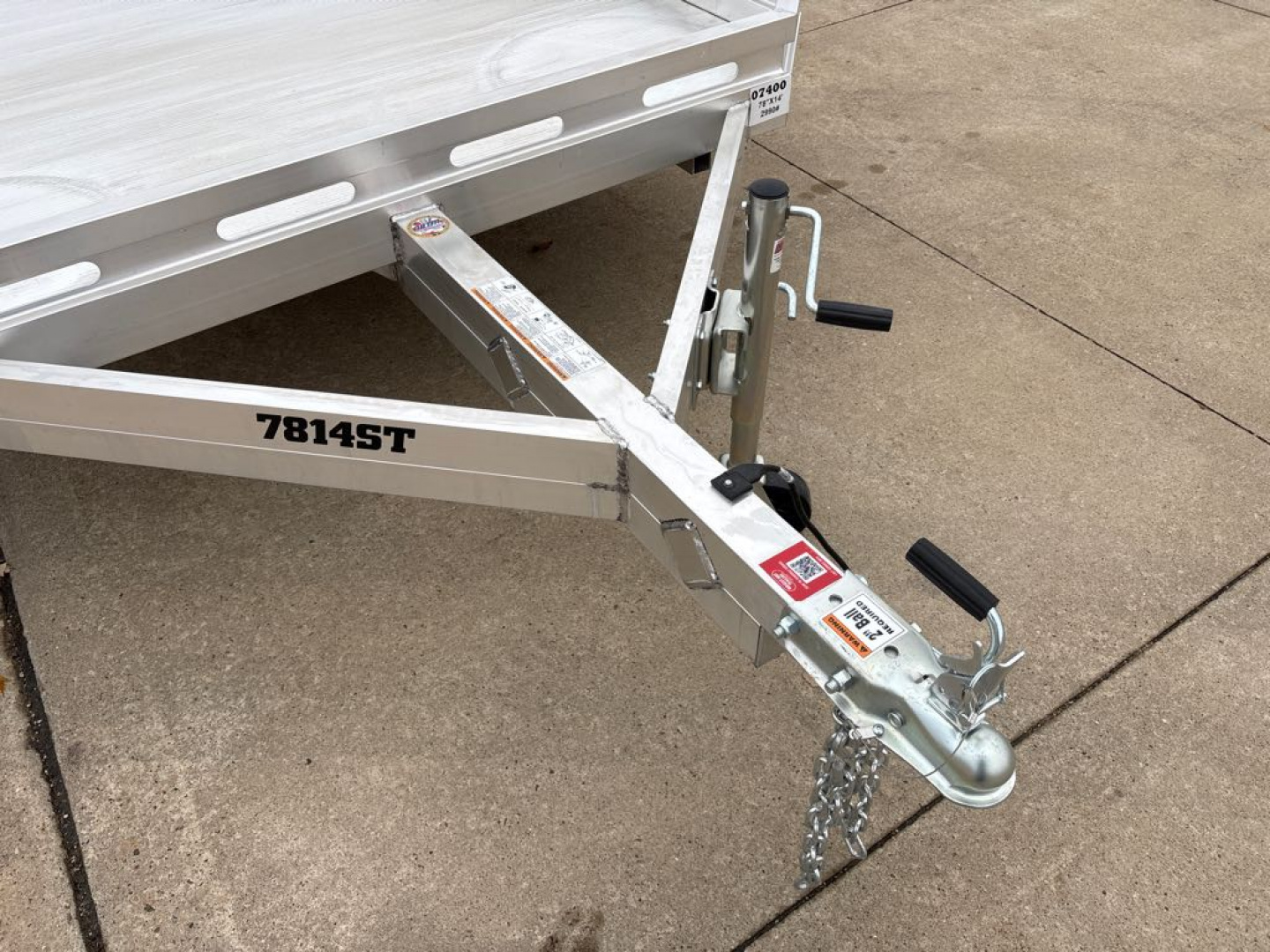 New 2026 Aluma 7814S-TG Utility Trailer