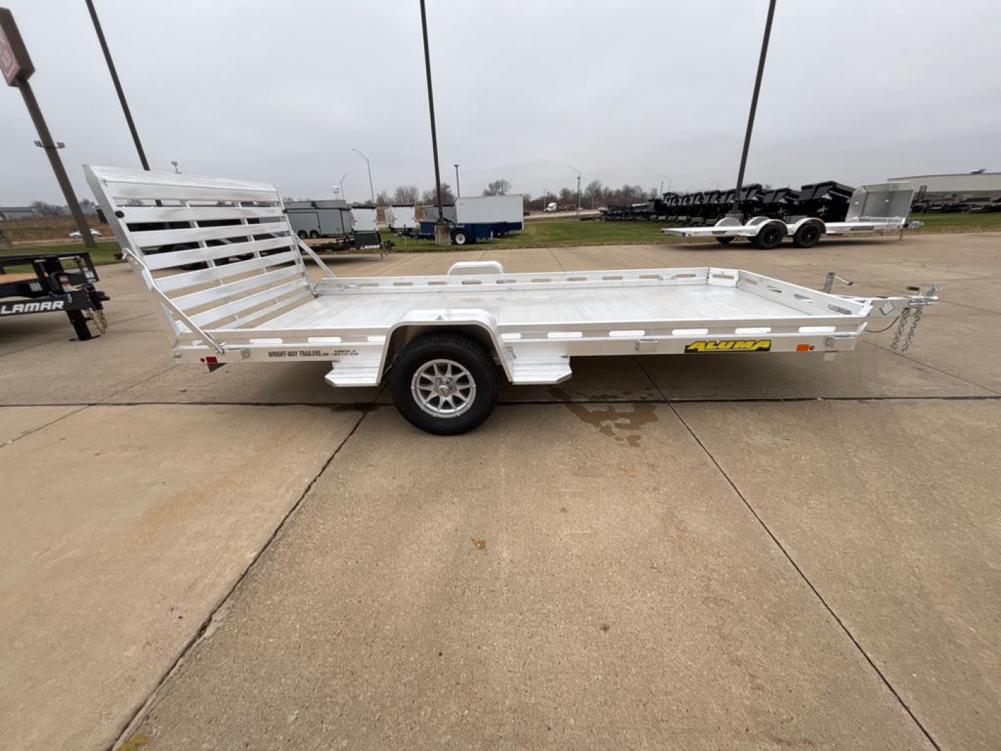 New 2026 Aluma 7814S-TG Utility Trailer