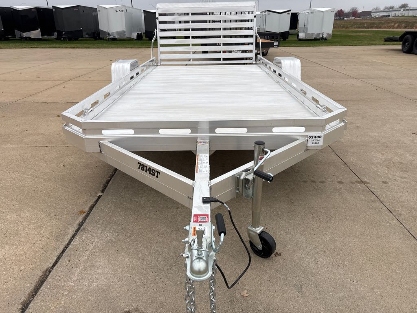 New 2026 Aluma 7814S-TG Utility Trailer