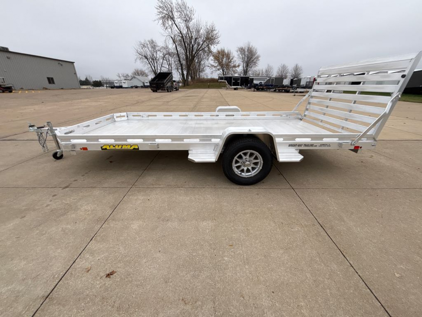 New 2026 Aluma 7814S-TG Utility Trailer