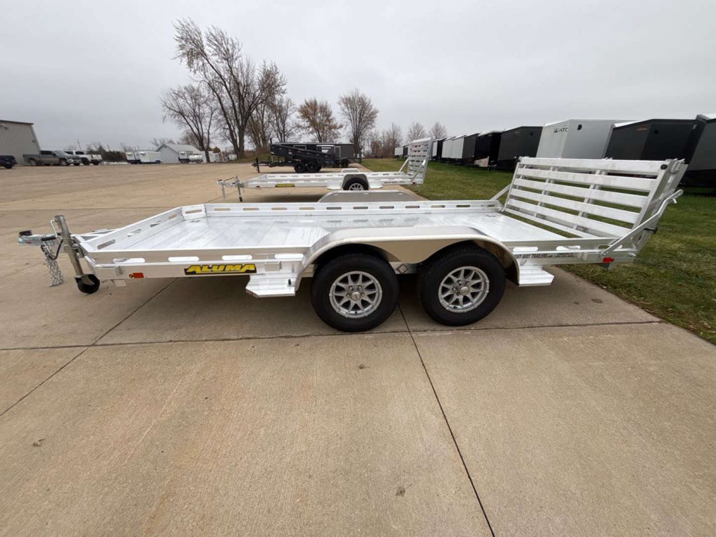 New 2026 Aluma 7814TA-EL-BT-RTD Utility Trailer