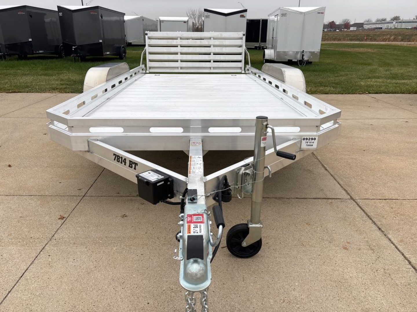 New 2026 Aluma 7814TA-EL-BT-RTD Utility Trailer
