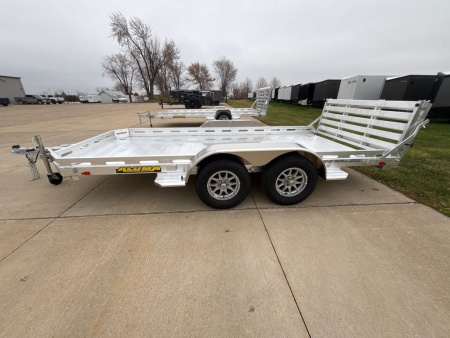 New 2026 Aluma 7814TA-EL-BT-RTD Utility Trailer