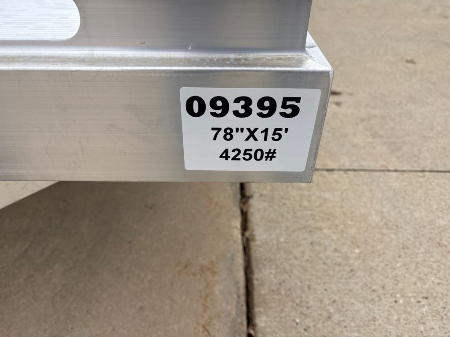 New 2026 Aluma 7815S-EL-TG Utility Trailer