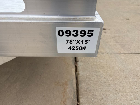 New 2026 Aluma 7815S-EL-TG Utility Trailer